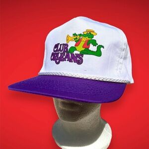 Vintage 90s Club Orleans Casino snapback hat